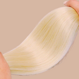 Extensions à Clips 100% Naturels Straight Blond Platine