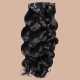 Body Wave Clip-In Extensions Black