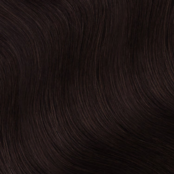 Extensión con clips 100% naturales Mono Banda de marrón liso