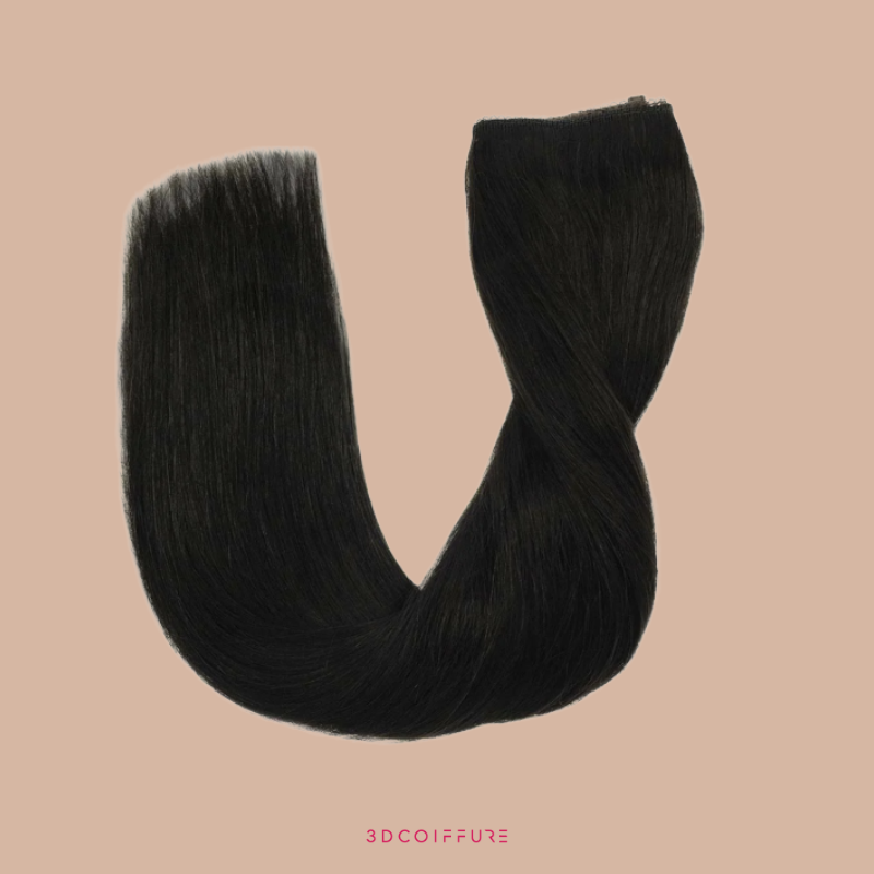 Halo Extensions à Clips – 1 bande de cheveux · Fil intégré · Pose facile