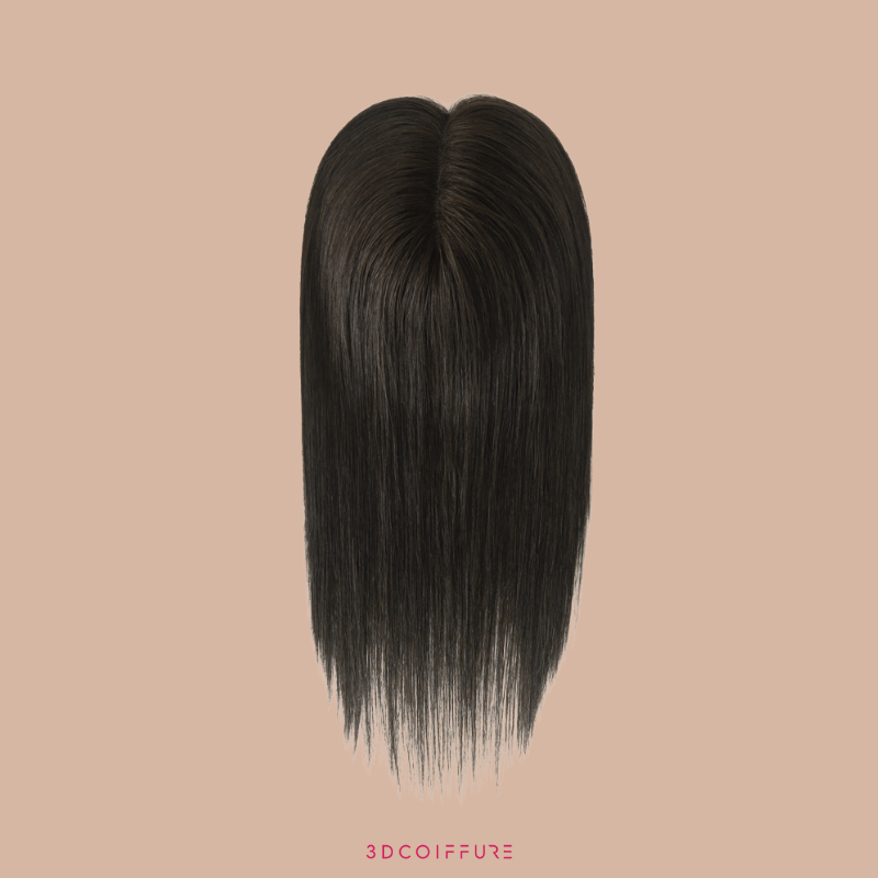 Postiche à clips en cheveux humains – Volume & couvrance