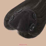 Postiche à clips en cheveux humains – Volume & couvrance 1#