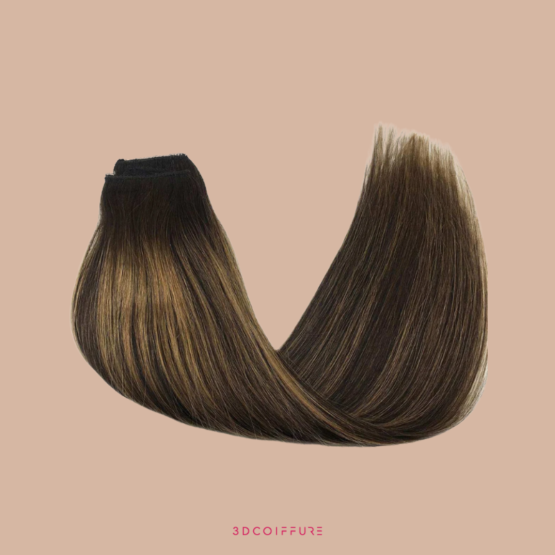 Halo Extensions à Clips – 1 bande de cheveux · Fil intégré · Pose facile