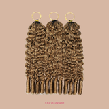Feather Weft Deep Wave Extensions – Fine tie-in strands