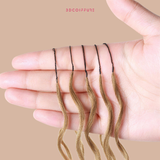 Feather Weft Deep Wave Extensions – Fine tie-in strands