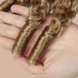 Feather Weft Deep Wave Extensions – Fine tie-in strands