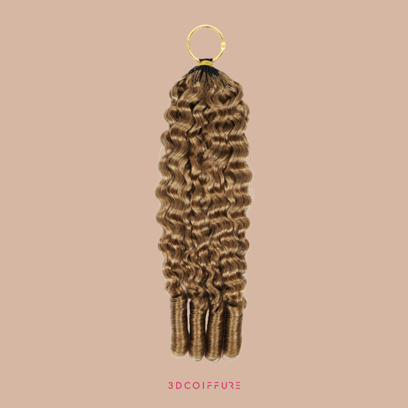 Feather Weft Deep Wave Extensions – Fine tie-in strands