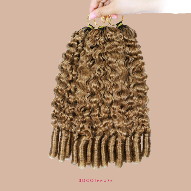 Feather Weft Deep Wave Extensions – Fine tie-in strands