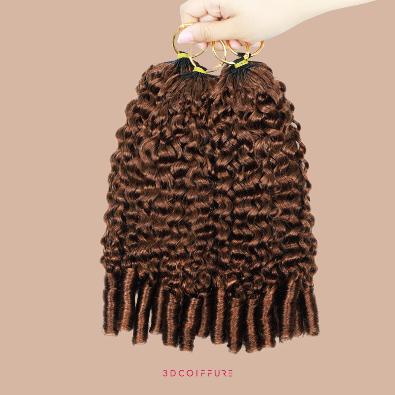 Feather Weft B-Curly 30# Extensions – Feine Strähnen zum Einbinden