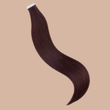 Adhesive extensions / stiff tapes Chocolate brown