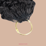 Feather Inslag B-Curly Extensions – Fijne inbindstrengen