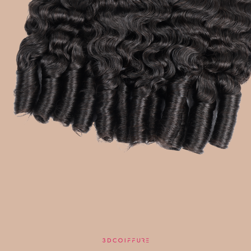 Feather Inslag B-Curly Extensions – Fijne inbindstrengen