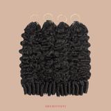 Feather Inslag B-Curly Extensions – Fijne inbindstrengen