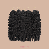 Feather Inslag B-Curly Extensions – Fijne inbindstrengen