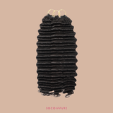 Extensions Feather Weft Deep Wave – Mèches fines à nouer