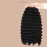 Extensions Feather Weft Deep Wave – Mèches fines à nouer