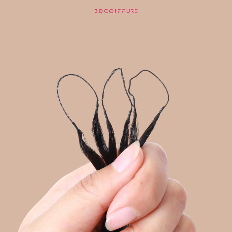 Extensions Feather Weft Deep Wave – Mèches fines à nouer
