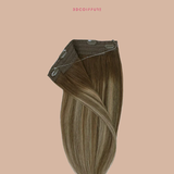 Halo Extensions à Clips – 1 bande de cheveux · Fil intégré · Pose facile