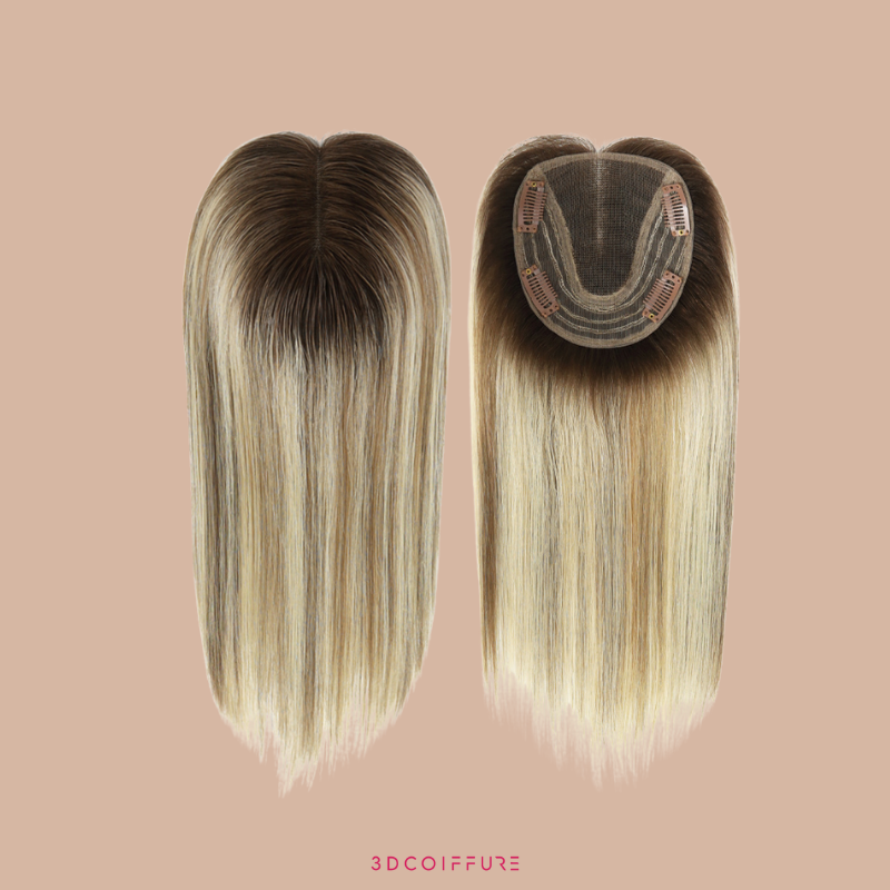 Postiche à clips en cheveux humains – Volume & couvrance