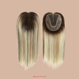 Postiche à clips en cheveux humains – Volume & couvrance 4/BC/SA#