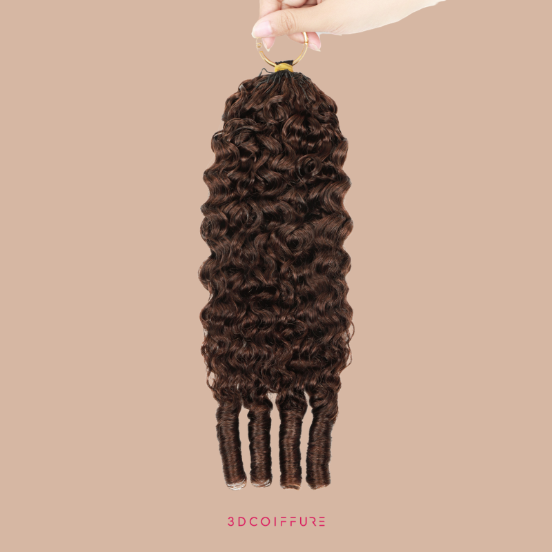 Feather Weft Deep Wave Extensions – Fine tie-in strands
