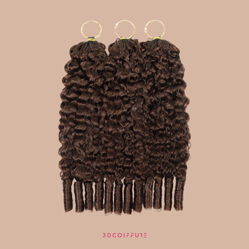 Feather Weft Deep Wave Extensions – Fine tie-in strands