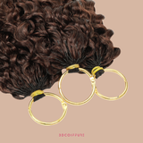 Feather Weft Deep Wave Extensions – Fine tie-in strands
