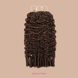 Feather Weft Deep Wave Extensions – Fine tie-in strands