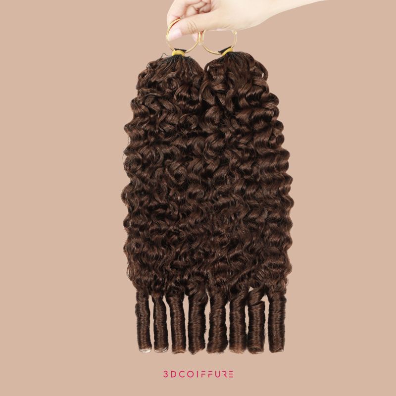Feather Weft Deep Wave Extensions – Fine tie-in strands