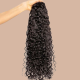 Afro Curly Clip Extensions Schwarz