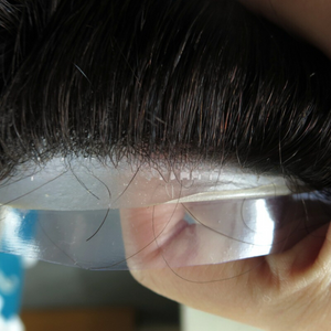 Prostesis del cabello adhesivo para hombres - piel fina
