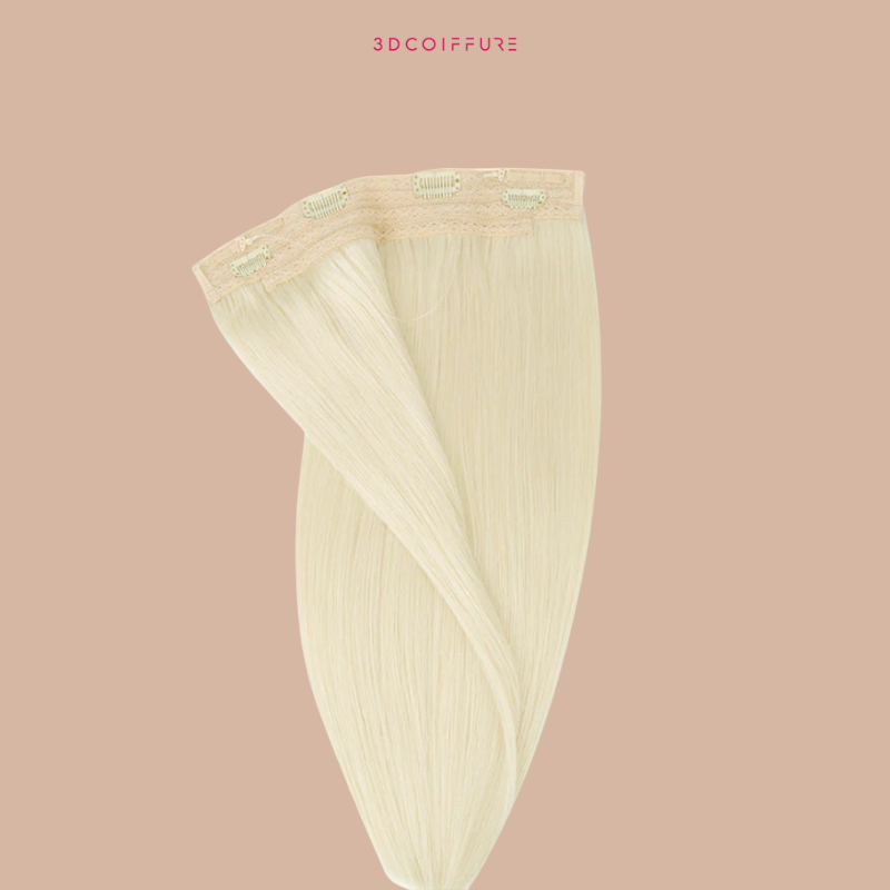 Halo Extensions à Clips – 1 bande de cheveux · Fil intégré · Pose facile