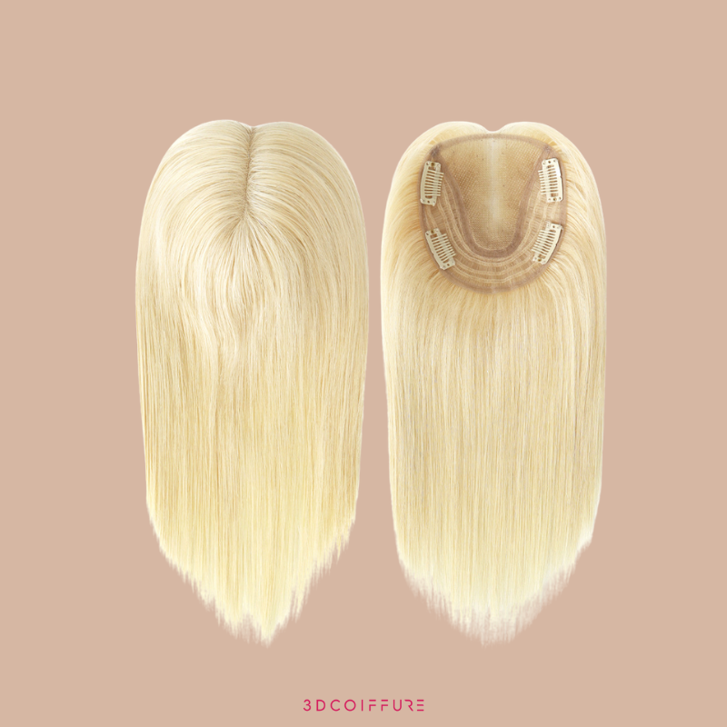 Postiche à clips en cheveux humains – Volume & couvrance