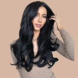 100% natuurlijke clipverlenging Body Wave Black Mono Band