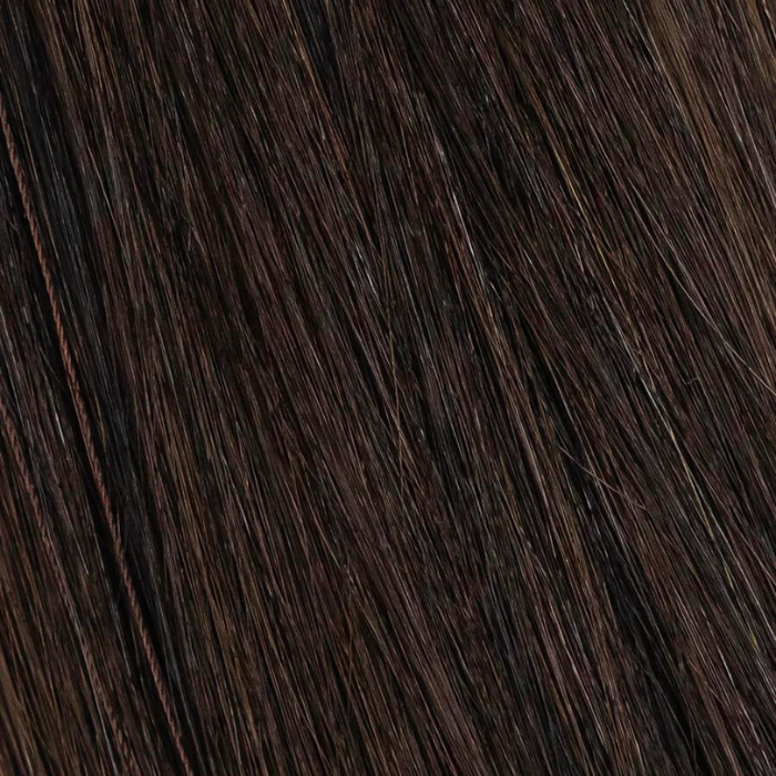 Straight Brown Clip-In Extensions