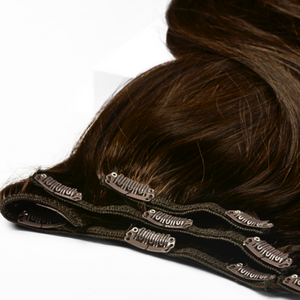 Brown steep clip extensions
