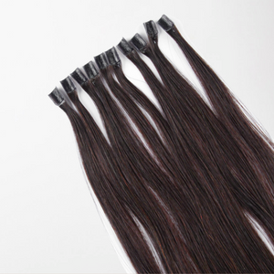 100 chocolate corrugated keratin extensions