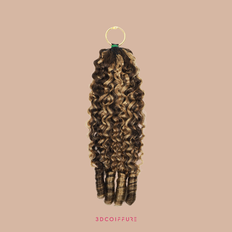 Feather Weft Deep Wave Extensions – Fine tie-in strands