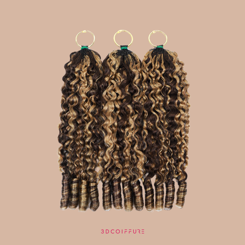 Feather Weft Deep Wave Extensions – Fine tie-in strands