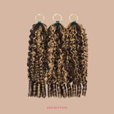 Feather Weft Deep Wave Extensions – Fine tie-in strands