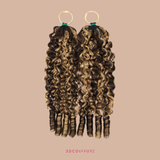 Feather Weft Deep Wave Extensions – Fine tie-in strands
