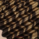 Feather Weft Deep Wave Extensions P4/27# – Fine tie-in strands