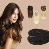 Postiche à clips en cheveux humains – Volume & couvrance