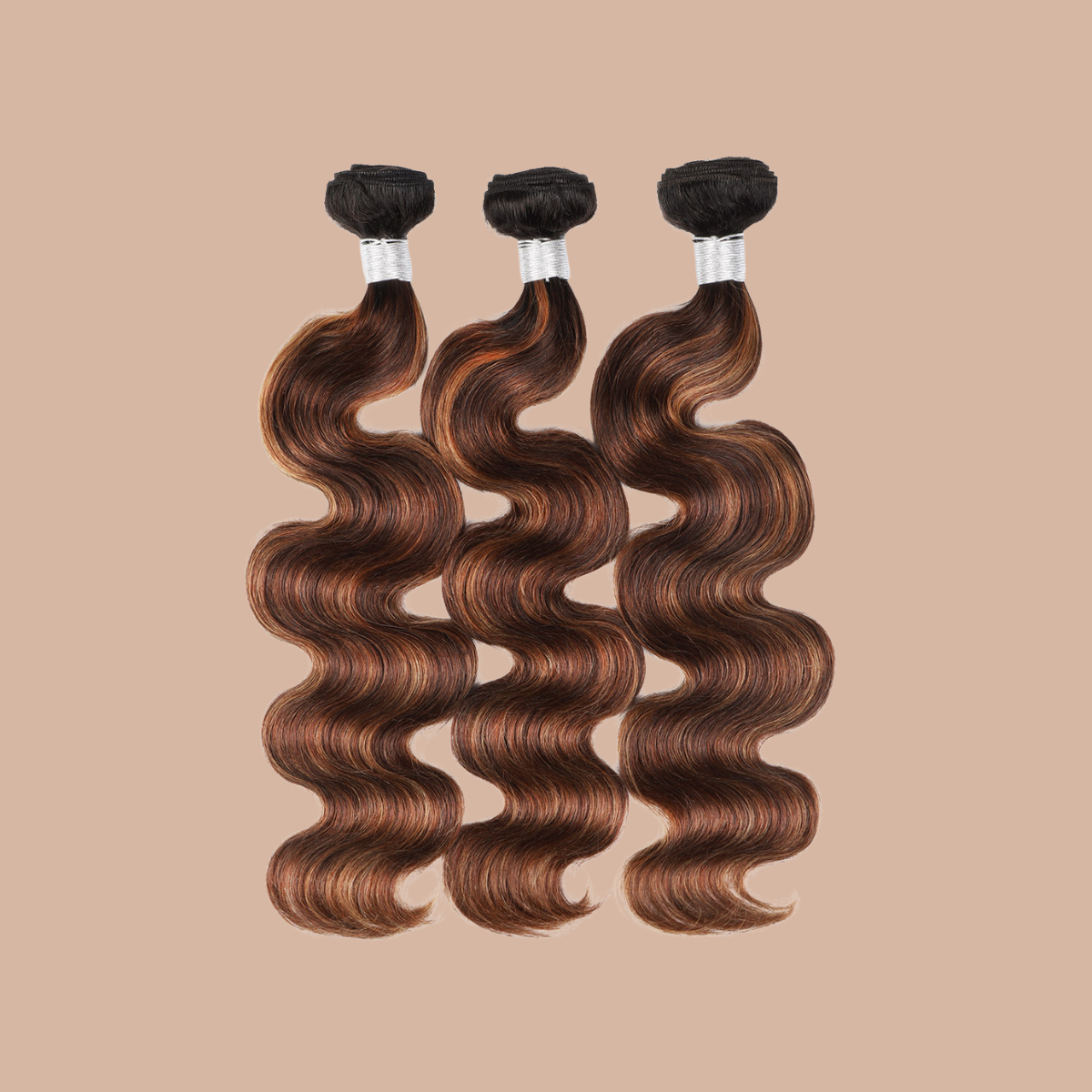 Tissage Body Wave | Chatain Méché | T1B4/30#