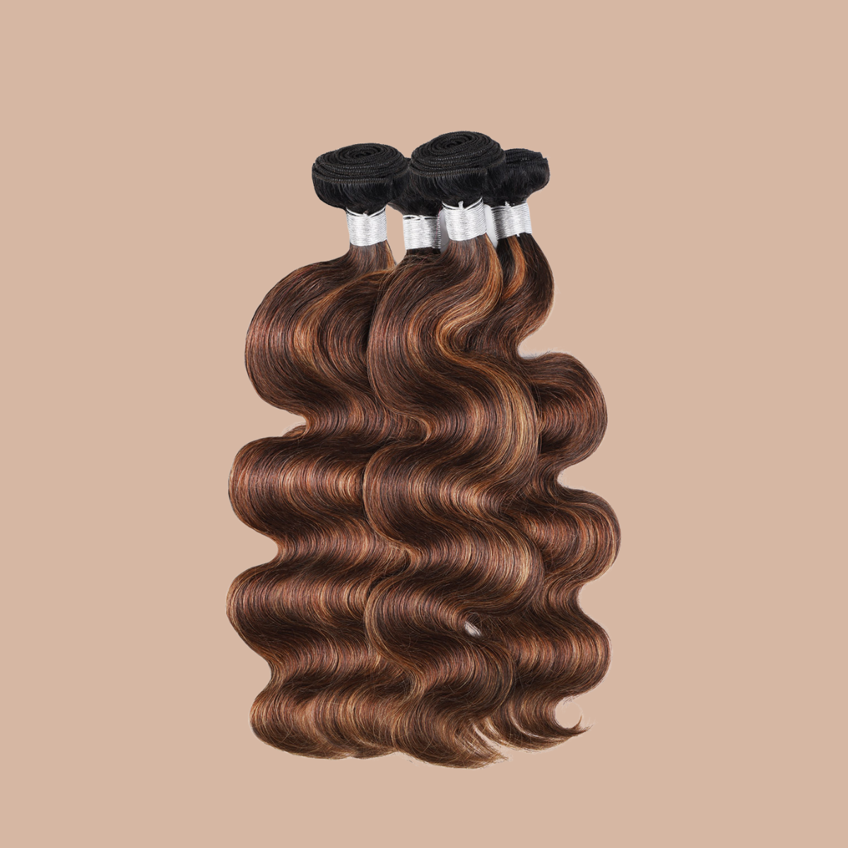 Tissage Body Wave | Chatain Méché | T1B4/30#