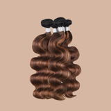 Tissage Body Wave | Chatain Méché | T1B4/30#