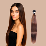 Tissage Straight | Chatain Méché | T1B4/30#