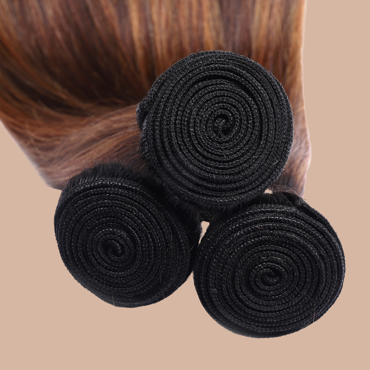 Tissage Straight | Chatain Méché | T1B4/30#