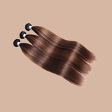 Tissage Straight | Chatain Méché | T1B4/30#