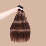 Tissage Straight | Chatain Méché | T1B4/30#